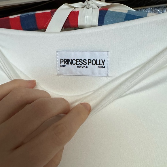 Princess Polly White Asymmetrical Ruffle Skirt - Picture 2 of 3